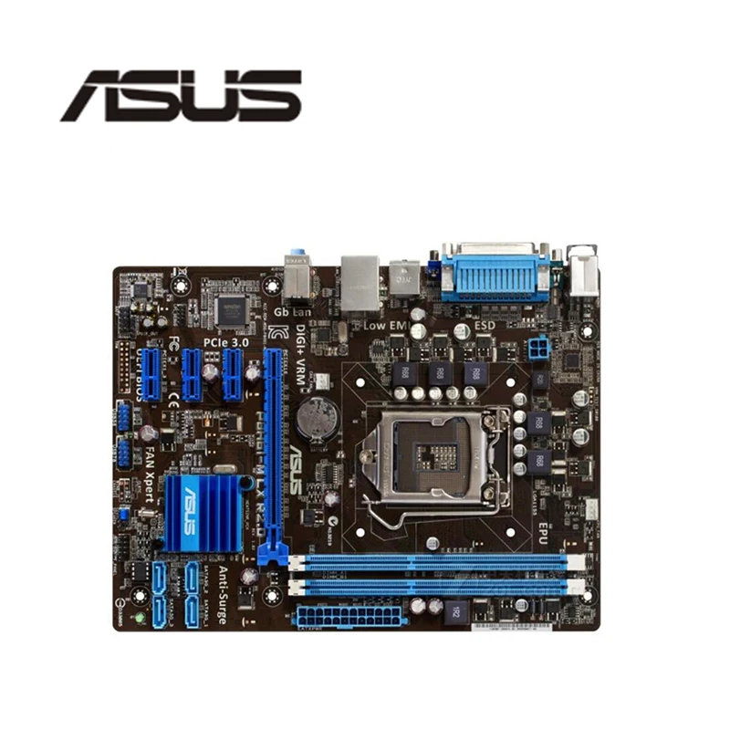 Разъем LGA 1155 для ASUS P8H61 M LX R2.0 материнская плата настольного компьютера H61 i3 i5 i7 DDR3 16