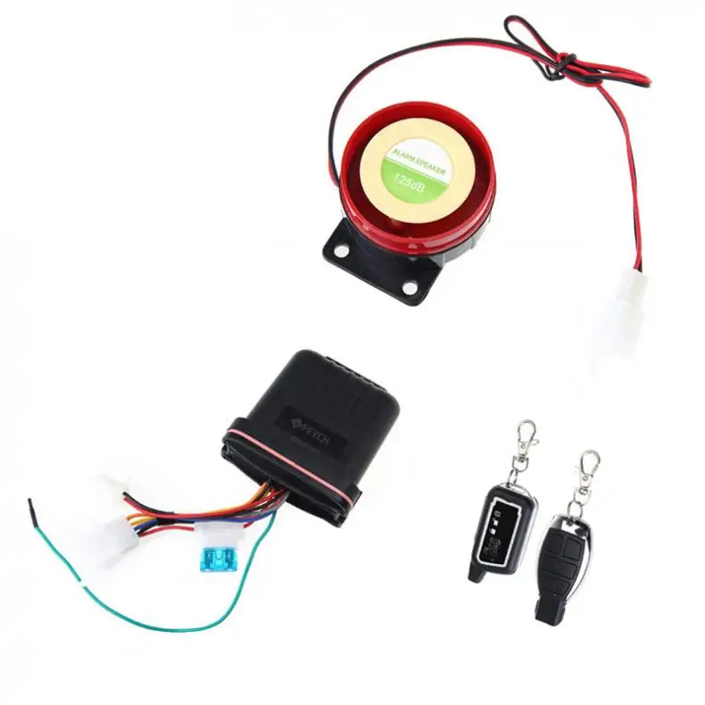 FEYCH Противоугонная сигнализация для мотоцикла и скутера Дистанционный датчик