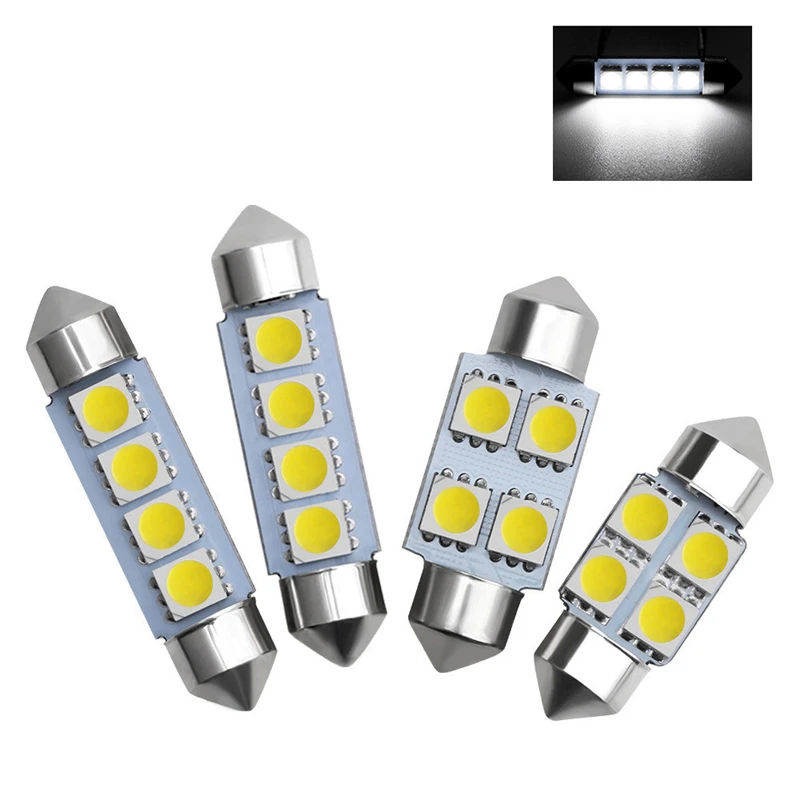 100 шт. C5W светильник льная лампочка для внутреннего освещения автомобиля
