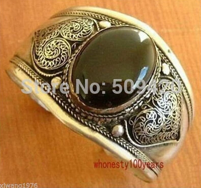 Бесплатная доставка&gt Изысканный редкий тибетский племя тибетская Серебряная