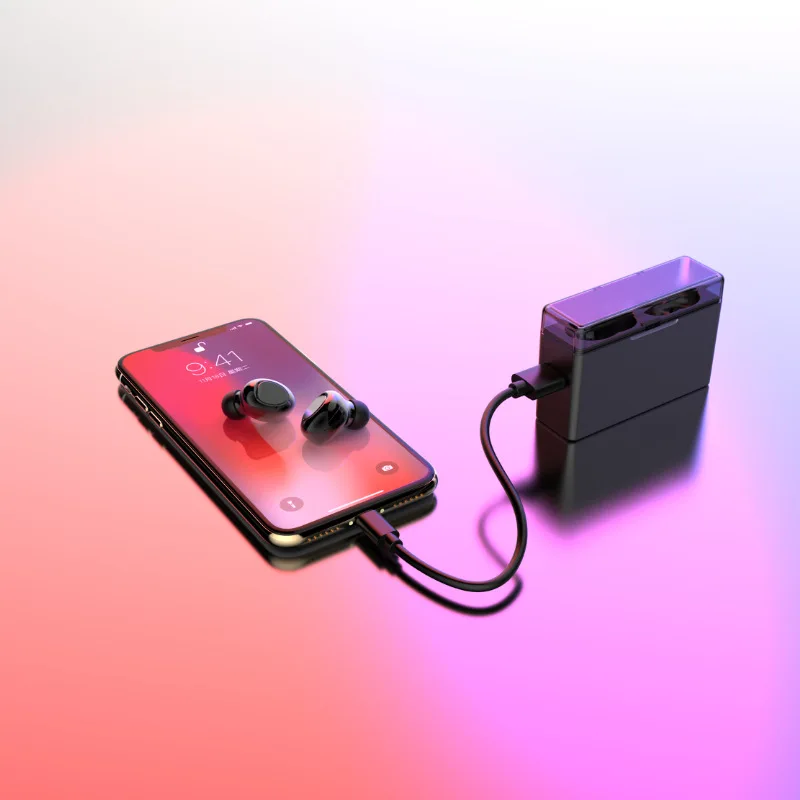 TWSBluetooth5.0WirelessEarbudsBinauralCallEarphoneIPX5WaterproofSportsHeadsetwith2300mAhChargingCase | Электроника