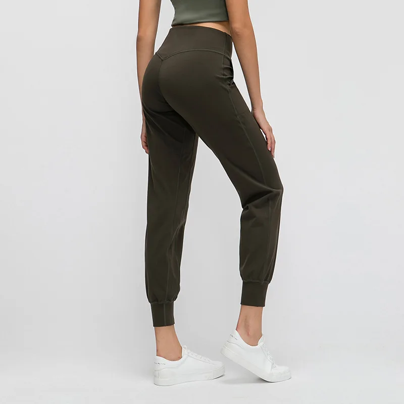 NWT Classial мягкие обнаженные спортивные для фитнеса брюки женщин эластичные высокая