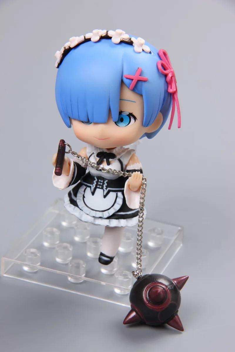 

10cm Re Zero Starting Life In Another World 2pc Rem Ram Pvc Q Action Figures Toys Anime Figure For Kids Children Christmas Gifts