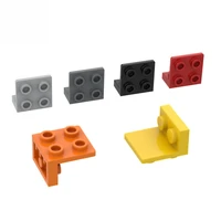 10pcs bricks 99207 1x2 2x2 bracket diy invert high tech assembles particles building blocks diy educational kids spare toys