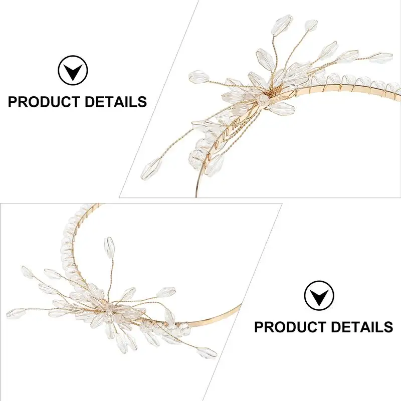 

1pc Rhinestone Headband Women Hairband Chic Charming Exquisite Hair Accessories Fashion Headdress