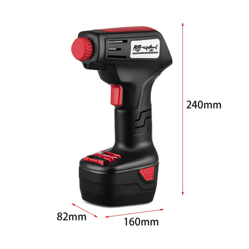 

Emergency Portable Handheld Electric Bike Vehicle Car Tire Inflatable Pump Wireless Air Pump Emergency Inflator
