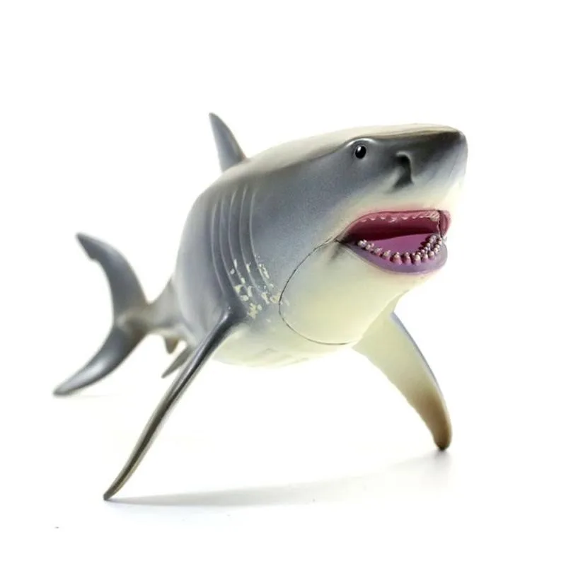 Фигурка Megalodon Big Shark Model Sea Life фигурка животного большая белая акула Oean игрушка для