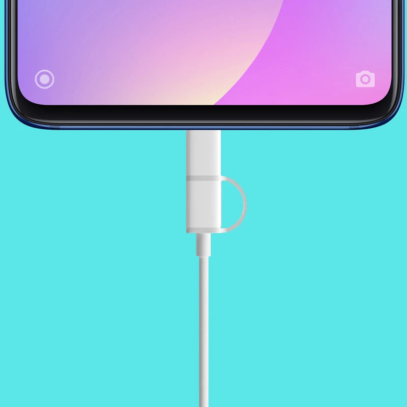 Зарядный кабель Xiao mi 2 в 1, mi cro, USB-type-C, поддержка быстрой зарядки для смартфона Xiao mi, Xiaomi mi Pad