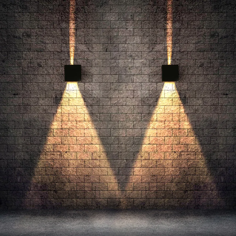 

Уличный светодиодный настенный кубический светильник Thrisdar 10 Вт 20 Вт, водонепроницаемый регулируемый настенный светильник для сада, виллы, балкона, крыльца, двери отеля, настенный светильник