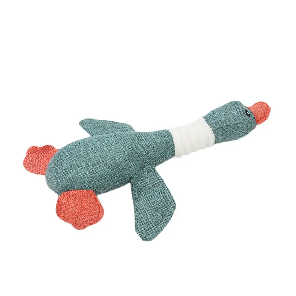 Забавные Дикие гуси форма собака Писк игрушки утка кошка игривый звук укуса