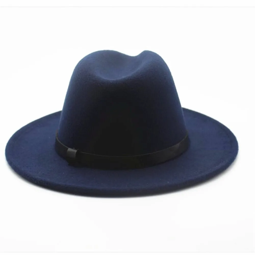 Мужская фетровая шляпа с поясом широкими полями шерстяная Трилби популярная