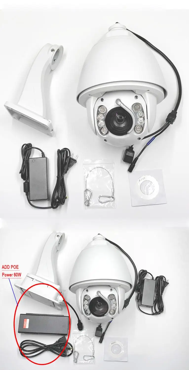 

IMPORX New 2MP 1080P Auto Tracking IP Camera 20X Optical Zoom Wiper Speed Dome Outdoor IP Camera IR 150M Free Shipping and Masks