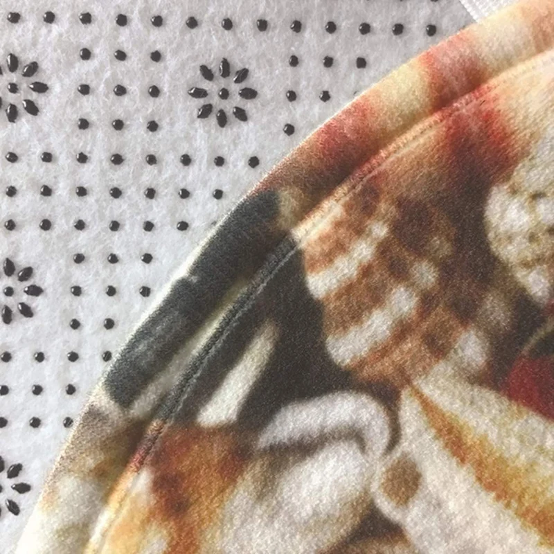 4 шт./компл. набор штор для душа с ковриками и аксессуарами принтом полный