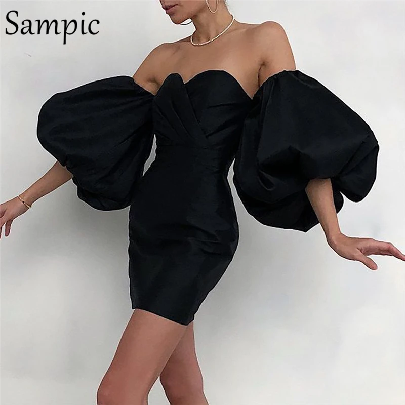 Sampic женское облегающее мини платье с вырезом лодочкой открытой спиной