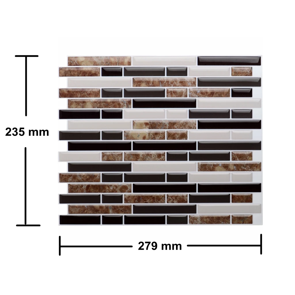 Самоклеящаяся мозаичная плитка 3D Наклейка на стену сделай сам декор для кухни
