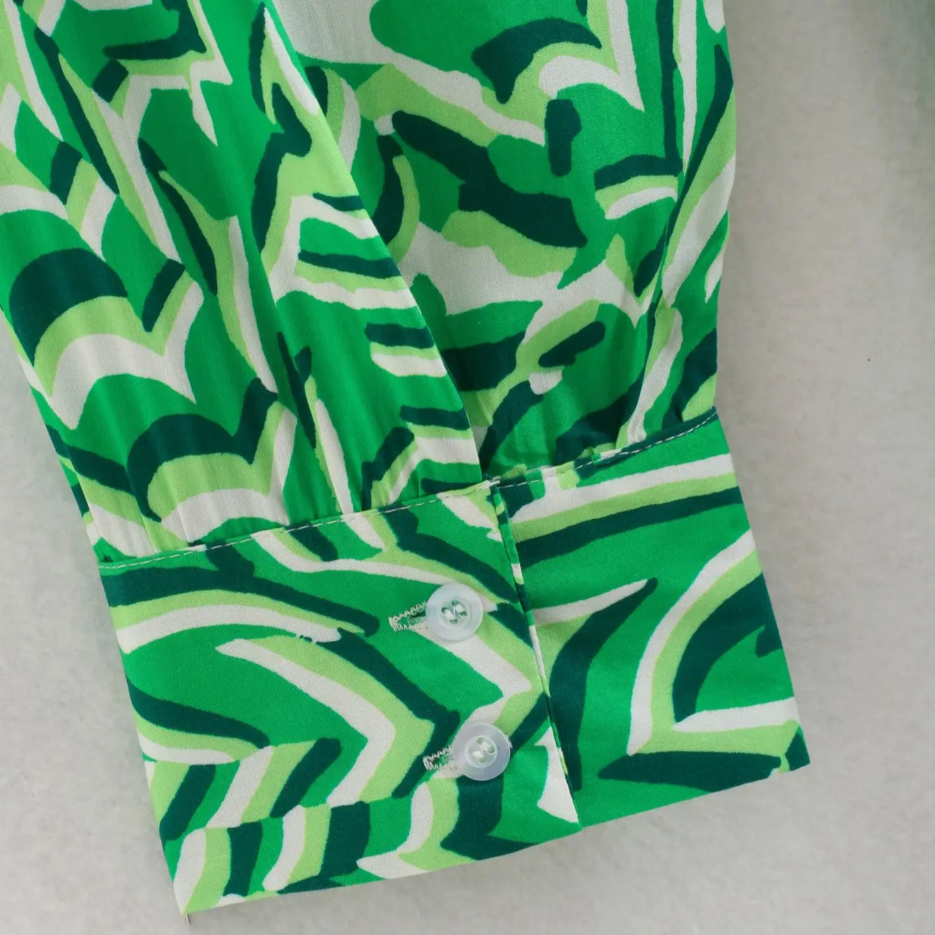 

A-line Printing Elegant Mini Dress Women Summer Lapel Fashion Single Breasted Sundress For Lady Draped Long Sleeve Dress Girl