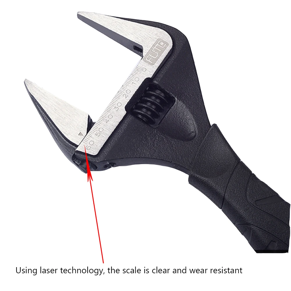 6/8/10/12 дюймов регулируемый гаечный ключ Многофункциональный Трещоточный