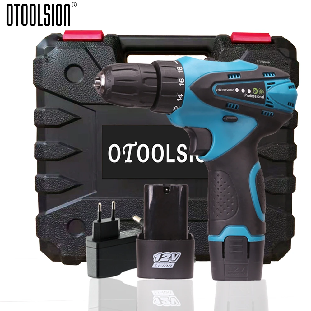 

Электрический шуруповерт, 12 В, 18 + 1, 1500 мАч