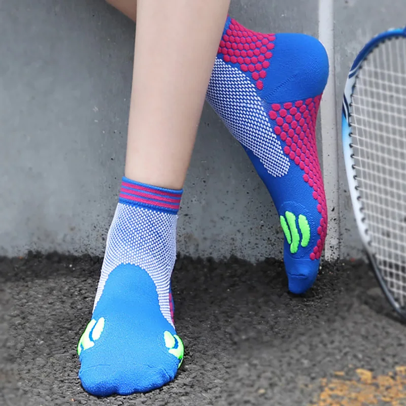 

USHINE Professional Men short Compression Socks Running Sports Socks 20-30mmHg Outdoor Shockproof Marathon Women Cycling Socks