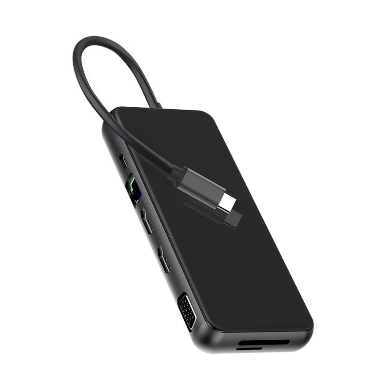 

4K HD USB3.0 HUB HDMI-compatible Adapter 12-in-1 USB C Hub Type-C Docking Station Multiport Adapter For MacBook Huawei Mate30pro