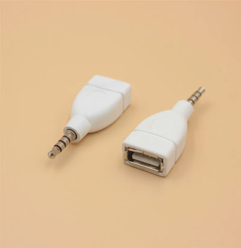Переходник с USB 2 0 мама на 3 5 мм папа AUX Audio прочный автомобильный разъем |