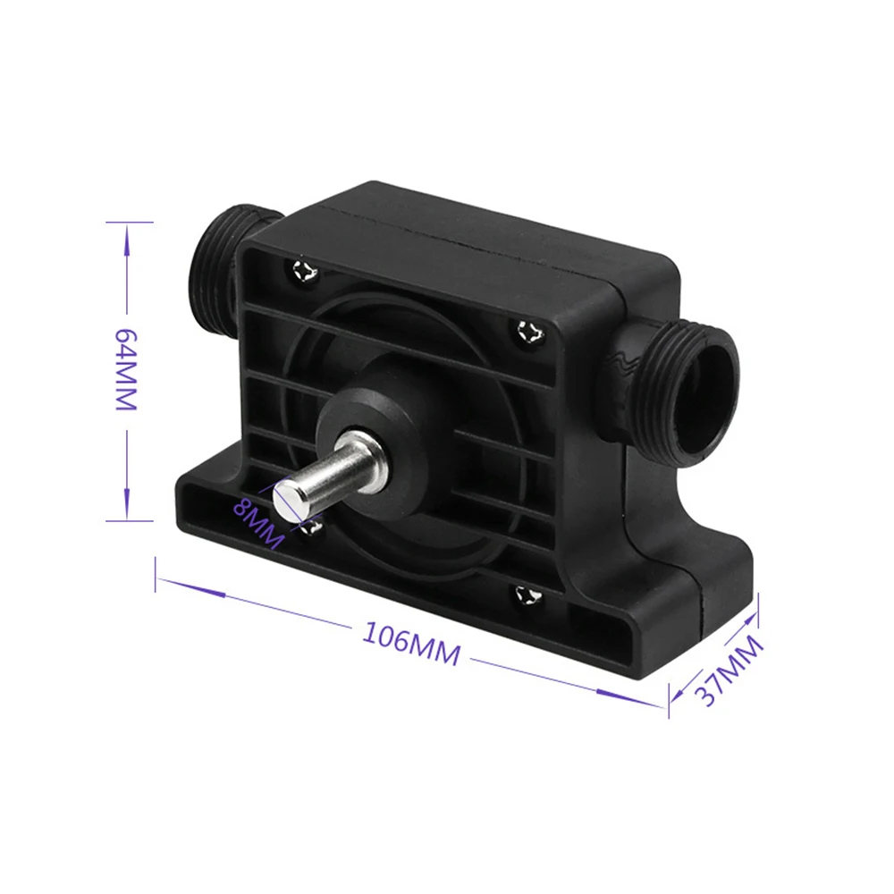Портативный черный электрический сверлильный насос дрель ABS самовсасывающий