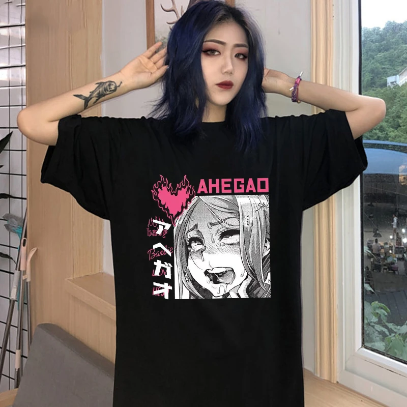 

Женские топы в японском стиле Харадзюку С мультяшным принтом для девочек, уличная одежда, летние свободные шикарные винтажные повседневные...