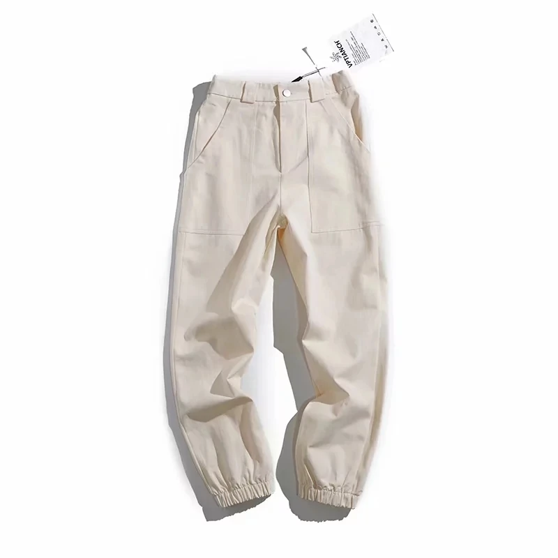 Fashion Women Army Green Cargo Pants High Waist Trousers Joggers Harem Ankle Length Female 4 Colors | Женская одежда