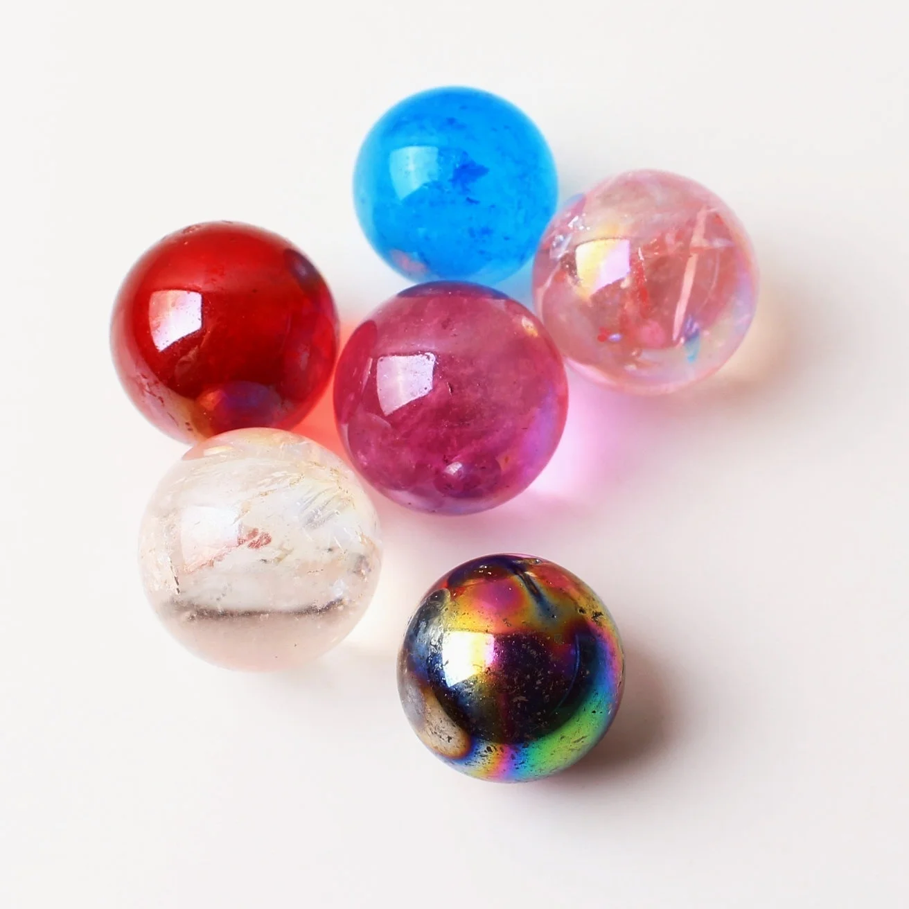 1 шт. чакра хрустальные Красочные Бусины Сделай Сам модные ювелирные изделия