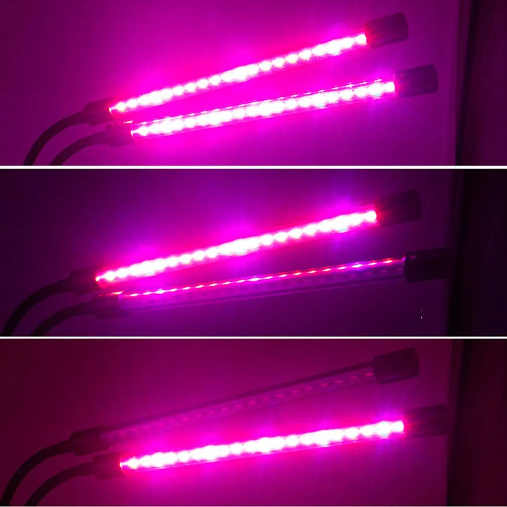 Растительный свет с двойной головкой горшечные саженцы Крытый зеленый растение