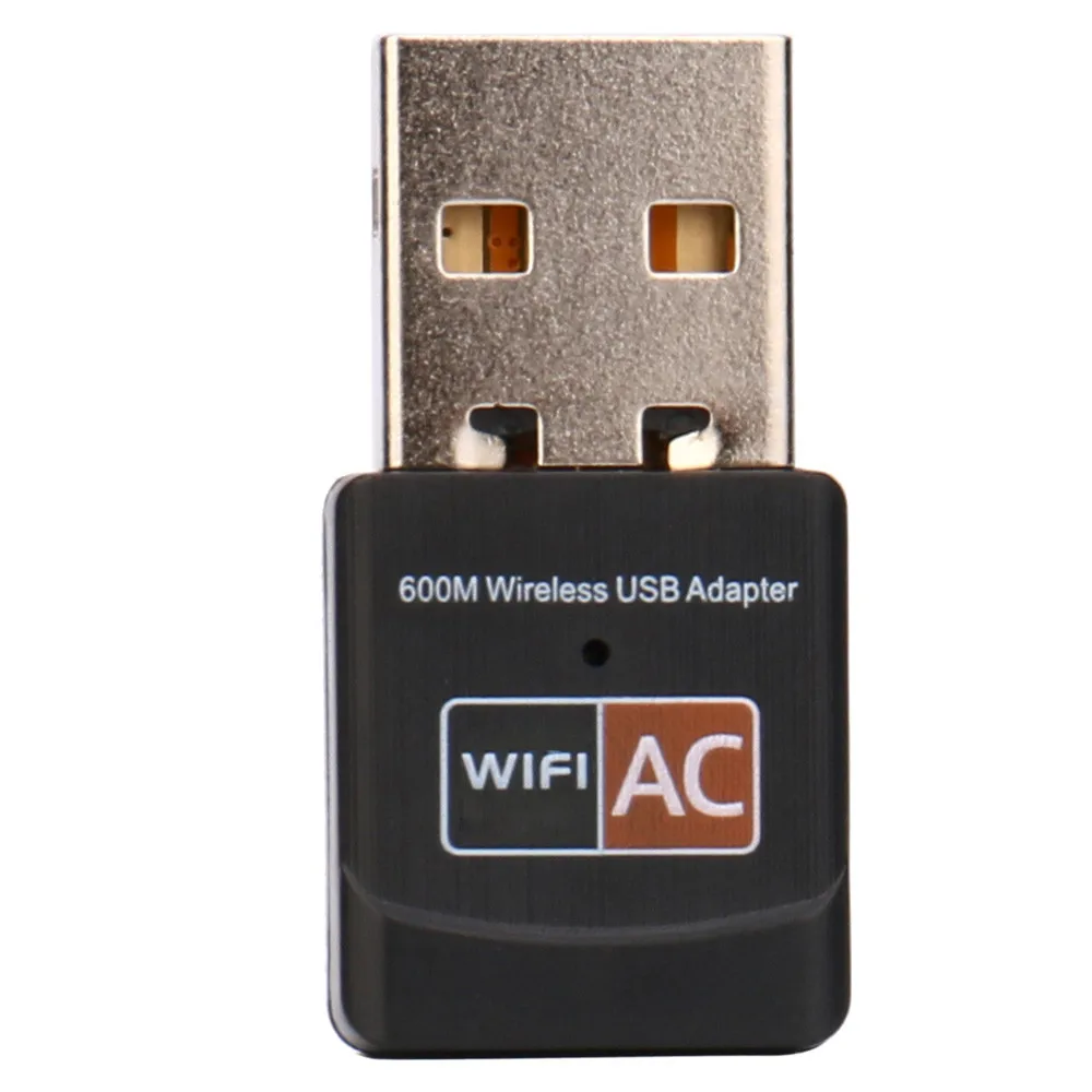 Портативный двухдиапазонный Usb адаптер 600 Мбит/с 2 4 ГГц 5 USB Wi Fi приемник AC600 для