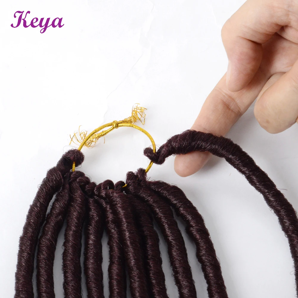 Искусственные локоны в стиле Crochet косы 14 дюймов мягкие натуральные синтетические волосы для наращивания 20 волосы Virgin Hair(пакет из искусственной замки волос Для чернокожих Для женщин