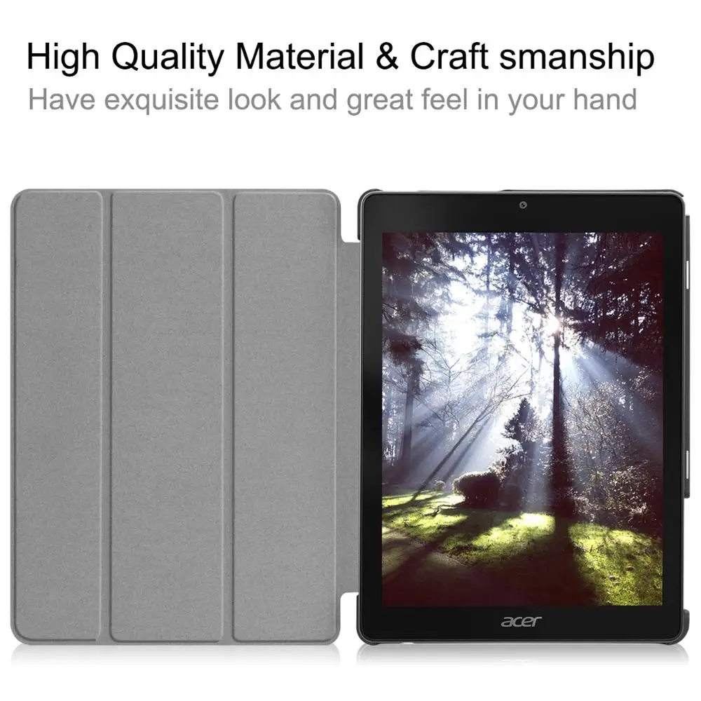 Чехол подставка из искусственной кожи для acer сумка Chromebook 10 дюймов Funda Tablet Shell Sleep