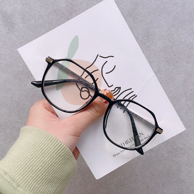 

Fashion Transparent Clear Computer Anti Blue Light Glasses Frame Women Oval Eyewear Blocking Glasses Optical Spectacle Eyeglass