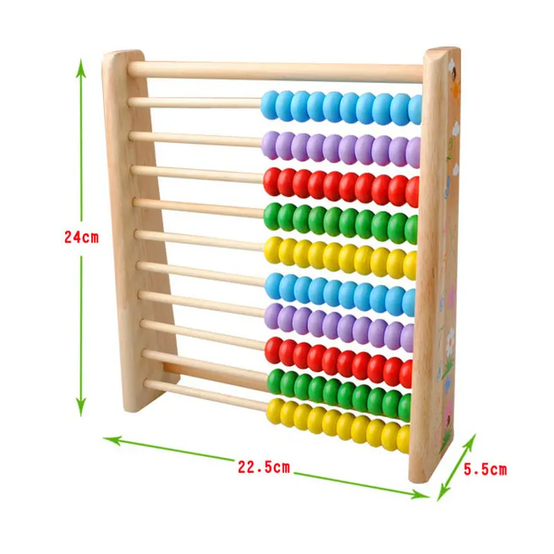 Бесплатная доставка детские деревянные игрушки 10 расчетов абаки развивающие