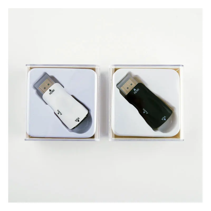 

HDMI to VGA Converter VGA Adapter Audio Cable 1080P Analog to Digital Video Audio Converter for PC Laptop to Projector