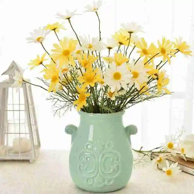 

Mini Natural Fresh Daisy Dried Flowers Small Dried Bouquets Decoration Floral Mini Home Plants Photography Craft Props Art N3O3