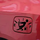 Новинка, Лидер продаж, забавная наклейка на автомобиль, Натяжной топливный бак, указатель на полный hellafпышный, светоотражающий виниловый автомобильный стикер, наклейка, оптовая продажа, 1 шт.