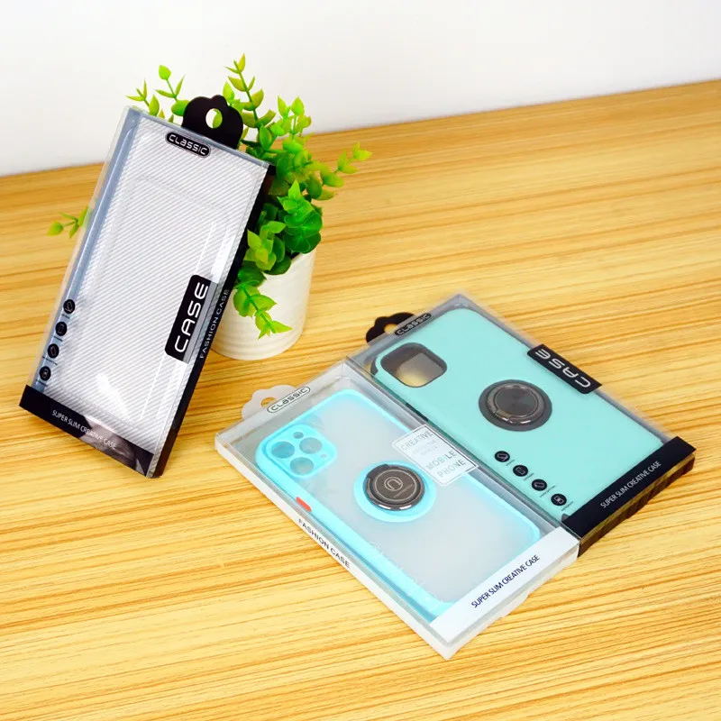 Cheap 500 قطعة الوحدة 6 أنماط العالمي الهاتف المحمول حالة حزمة شفاف PVC التجزئة التعبئة والتغليف مربع ل 4.7 6.5 بوصة