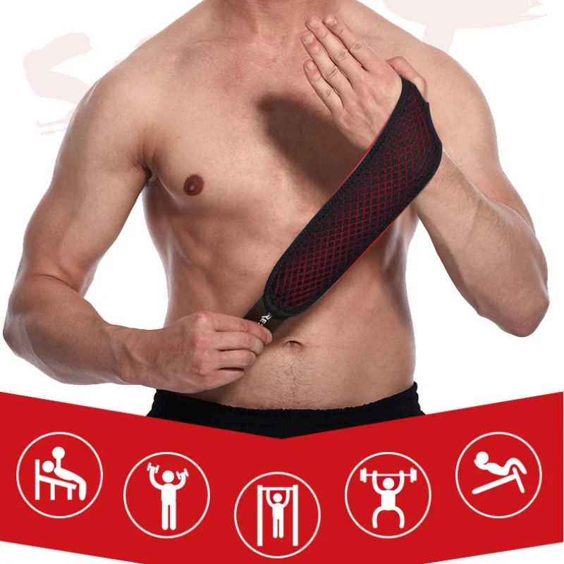 

Hot Gym Wrist Band Sports Wristband Adjustable Wrist Brace Wrist Support Training Wrist Hand Protector Fitness Breathable Wrap