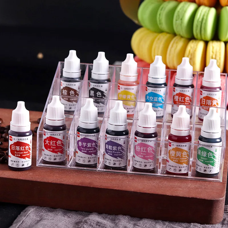 10ML/Bottle Cream Cake Food Coloring Ingredients Fondant Edible Color Pigment Pastry Decorating Tools Baking Accessories |