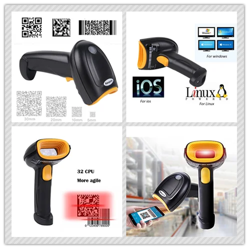 Kercan CCD проводной USB 2D/QR/PDF417/данные матрица ПЗС-сканер штрих-кодов считыватель штрих-кодов большого KR-230 KR-130T KR-301 - Цвет: 2D-230