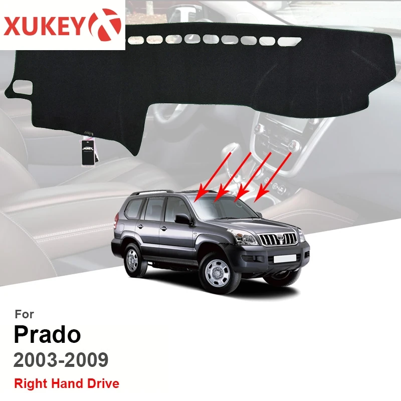 

For Toyota Land Cruiser Prado Lexus GX470 J120 2003 - 2009 Dash Mat Dashmat Dashboard Cover Carpet 2004 2005 2006 2007 2008