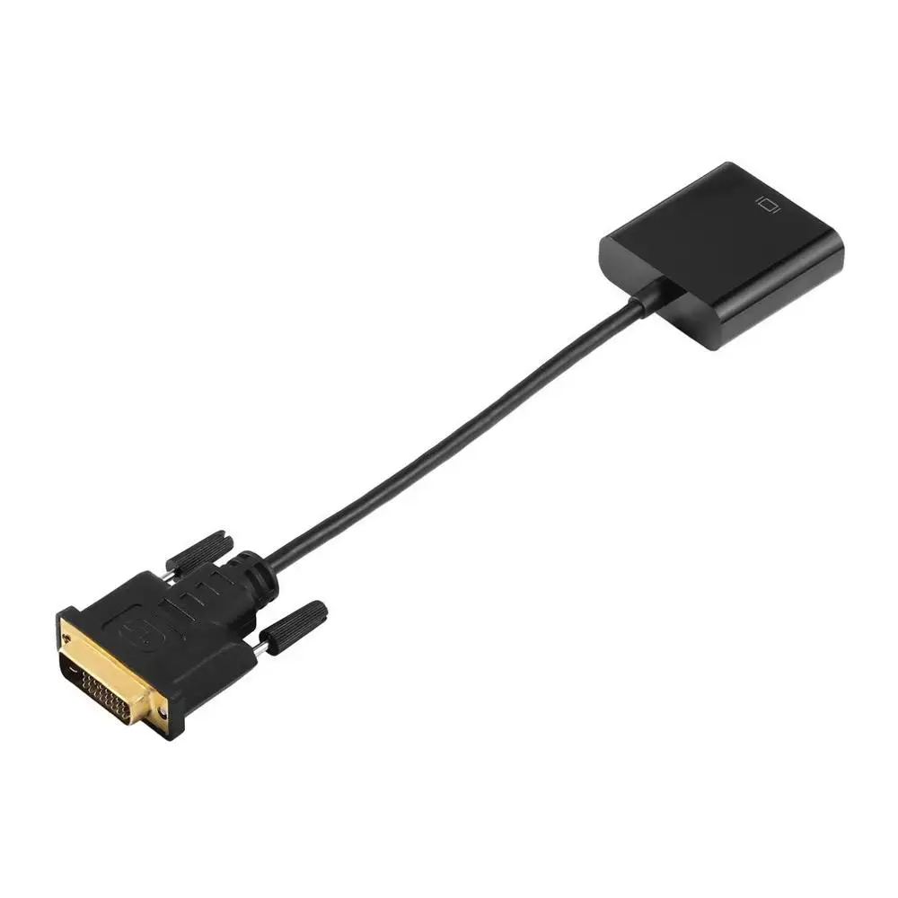 Full HD 1080P DVI D VGA активный адаптер конвертер кабель 24 + 1 Pin папа 15 Женский монитор для