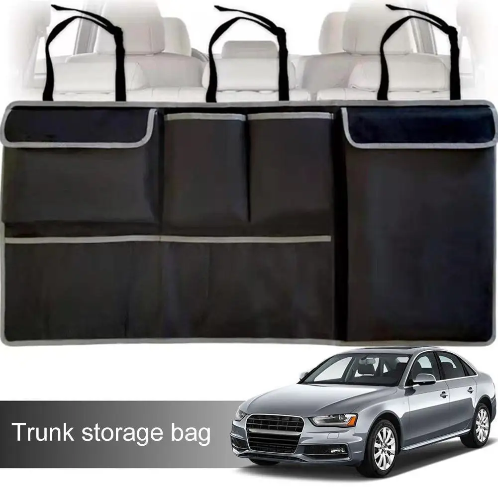 

Car Oxford Cloth Storage Bag Net Pocket Storage Bag Trunk Hanging Storage Bag
