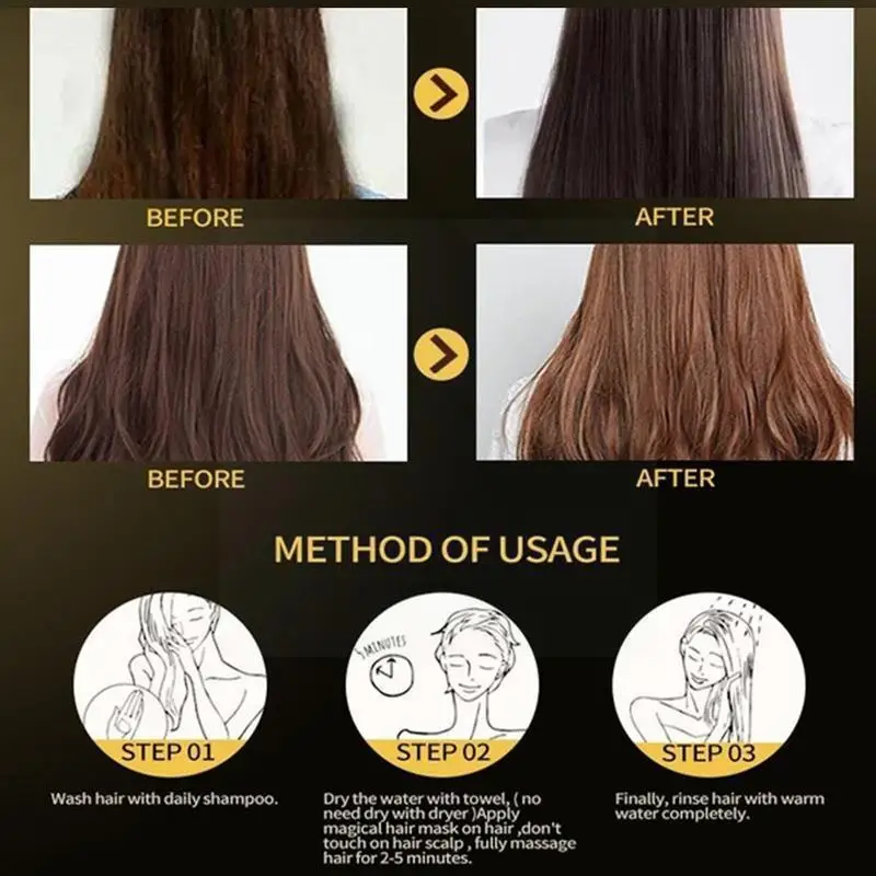 50 мл Новый аргановый Питательный кондиционер для волос кератин поврежденных