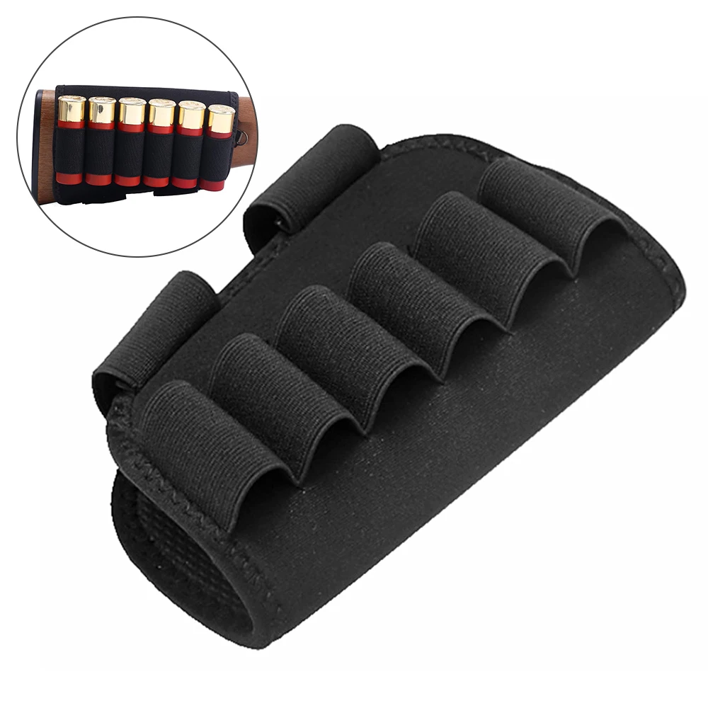 Тактический 6 Круглый приклад для дробовика патроны держатель 12/20 Ga пуля