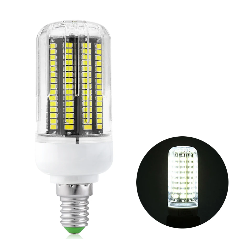 TSLEEN 4 шт E27 E14 качество без мерцания светодиодный светильник 5736 SMD лампа 220 В Замена