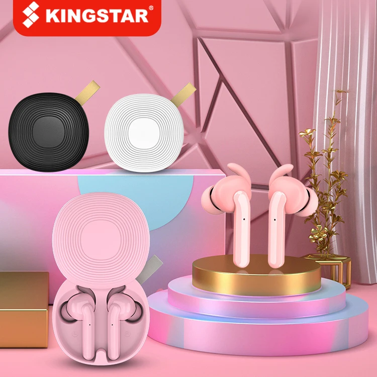 

KINGSTAR TWS Bluetooth Earphone True Wireless Headphones Waterproof Running Stereo Earbuds with Microphone for IOS Android Phone
