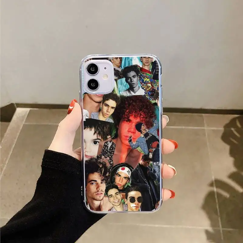 

Cameron Boyce Phone Cases Transparent for iPhone 6 7 8 11 12 s mini pro X XS XR MAX Plus